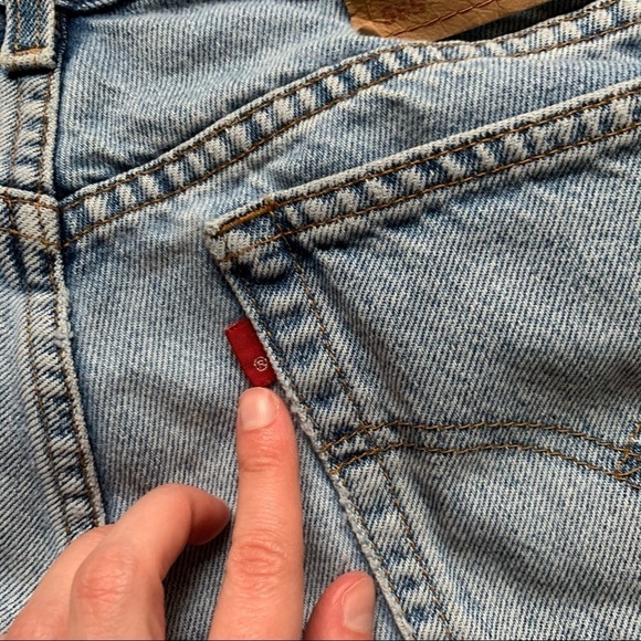 Vintage High Rise Cut off Daisy Duke Jean Shorts - Picture 5 of 7